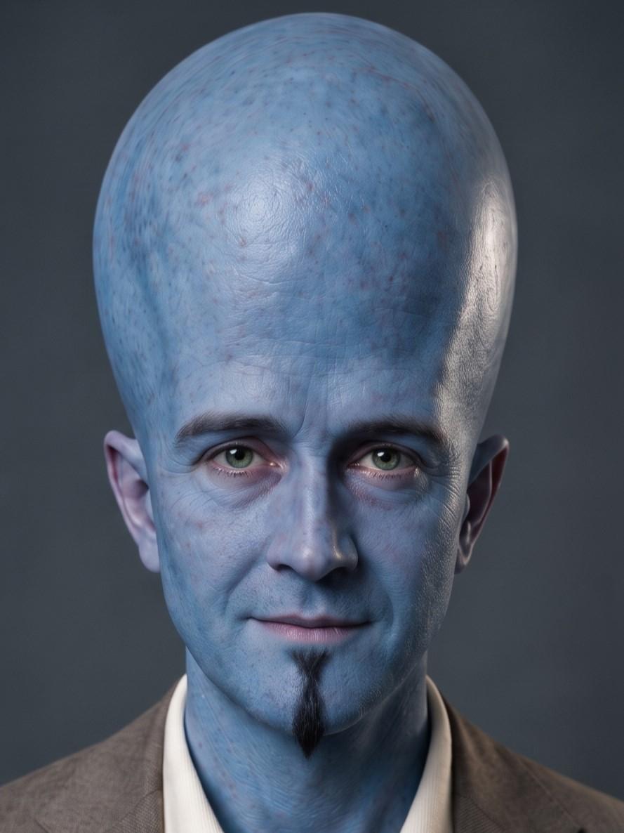 Retrato de personagem criado com inteligência artificial